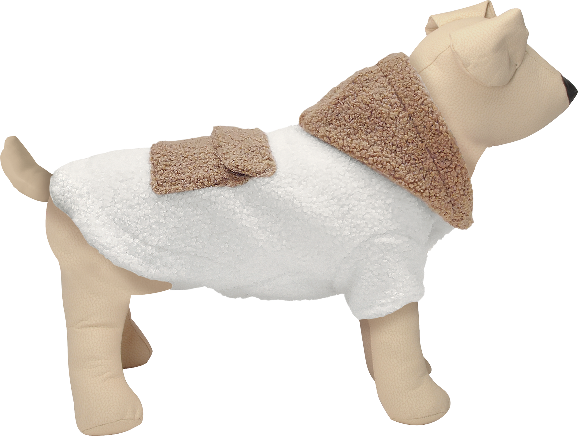 L'Isola dei Tesori Cappottino Livigno Bianco/Marrone Tg. 39