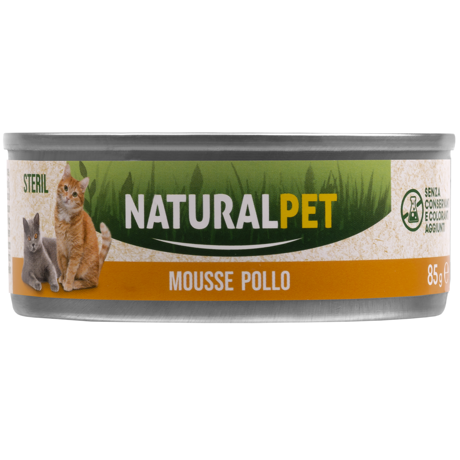 Naturalpet Cat Sterilised Mousse al pollo 85gr