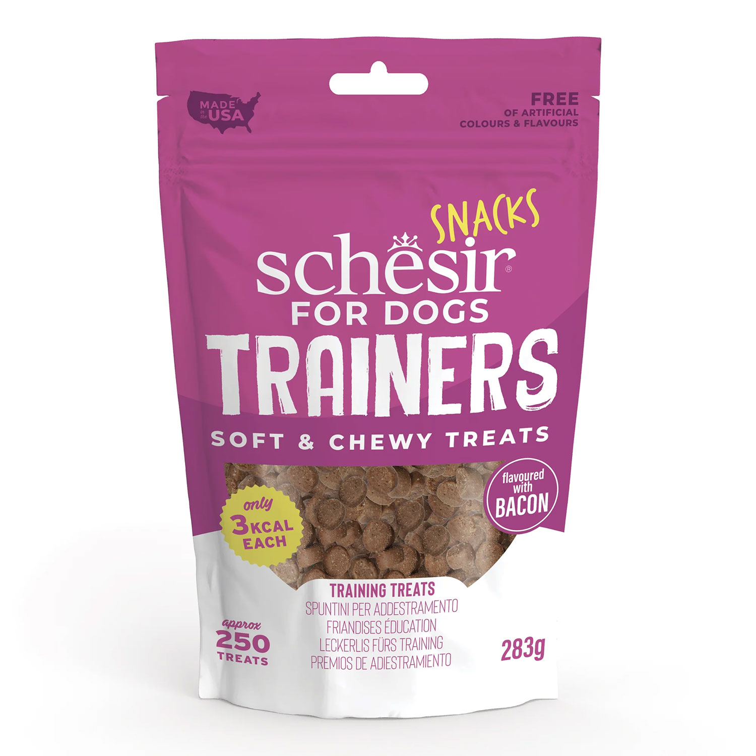 Schesir Dog Adult Snacks Trainers al Bacon 283 gr