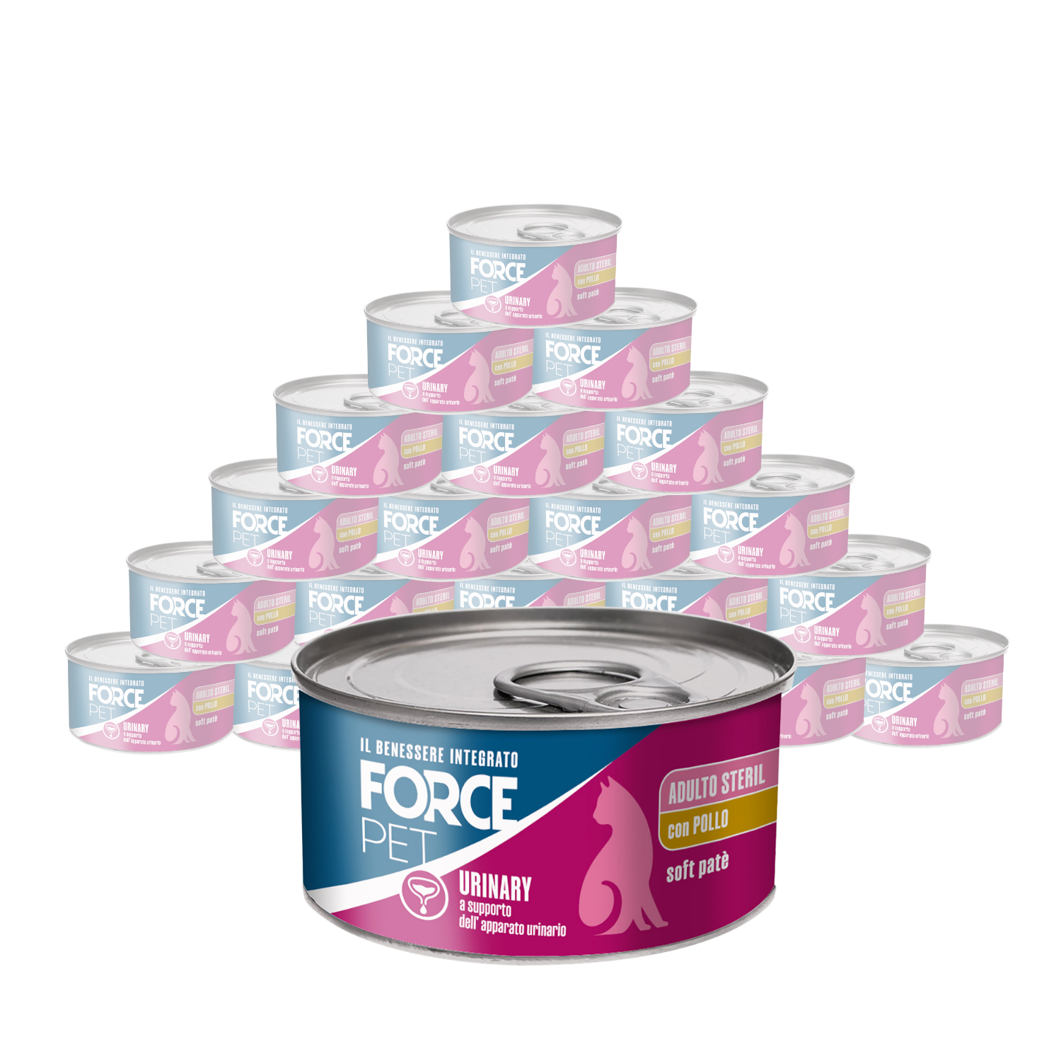 Forcepet Cat Adult Steril Urinary soft patè con pollo 85gr img
