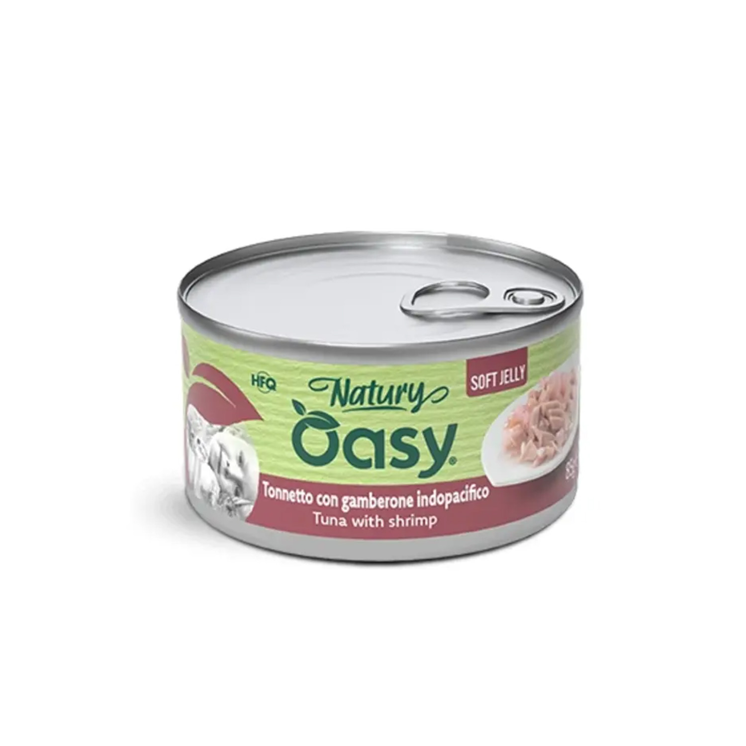 Oasy Cat Natury Tonnetto con Gamberone Indopacifico 85g