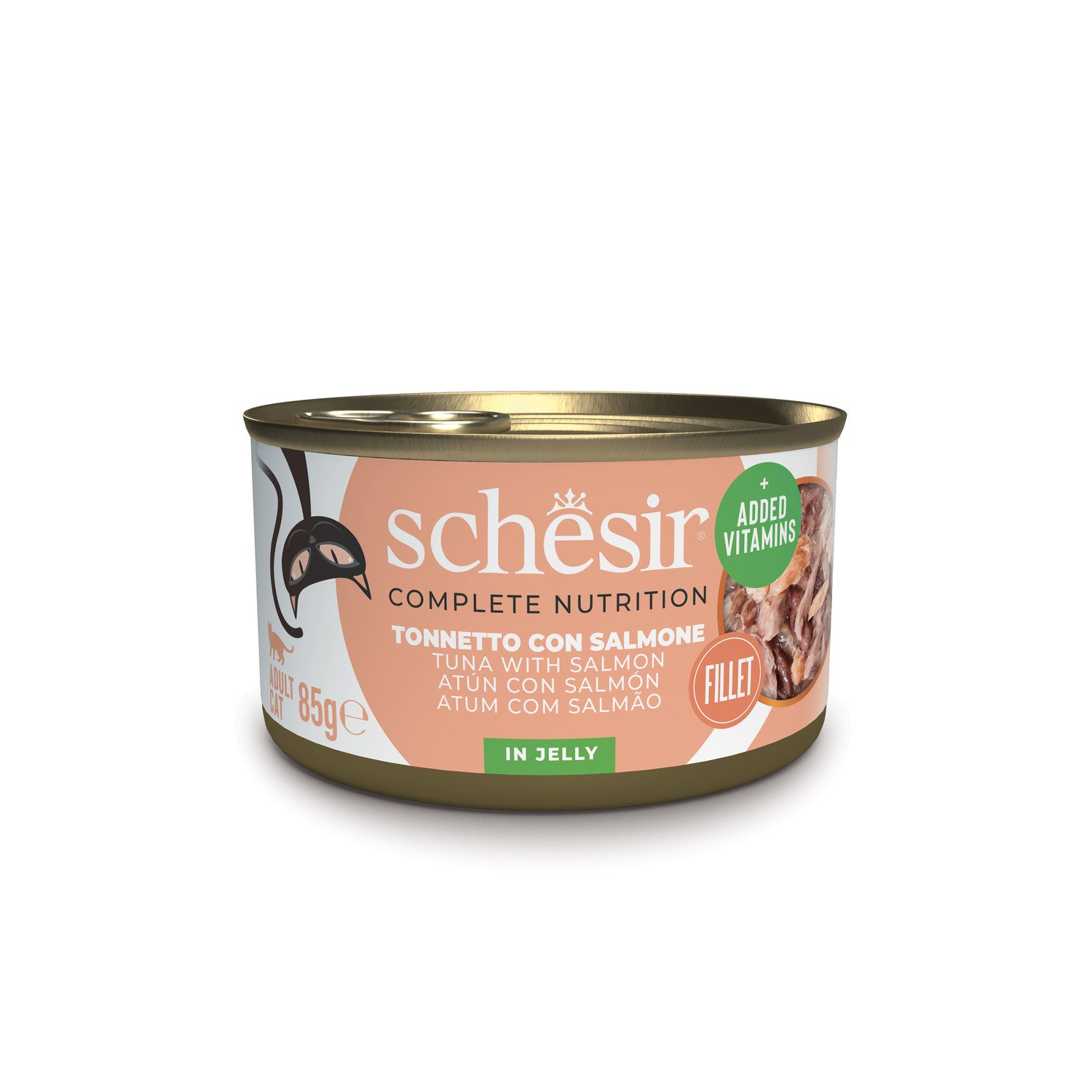 Schesir Complete Nutrition Gatto Tonno e salmone Jelly 85g