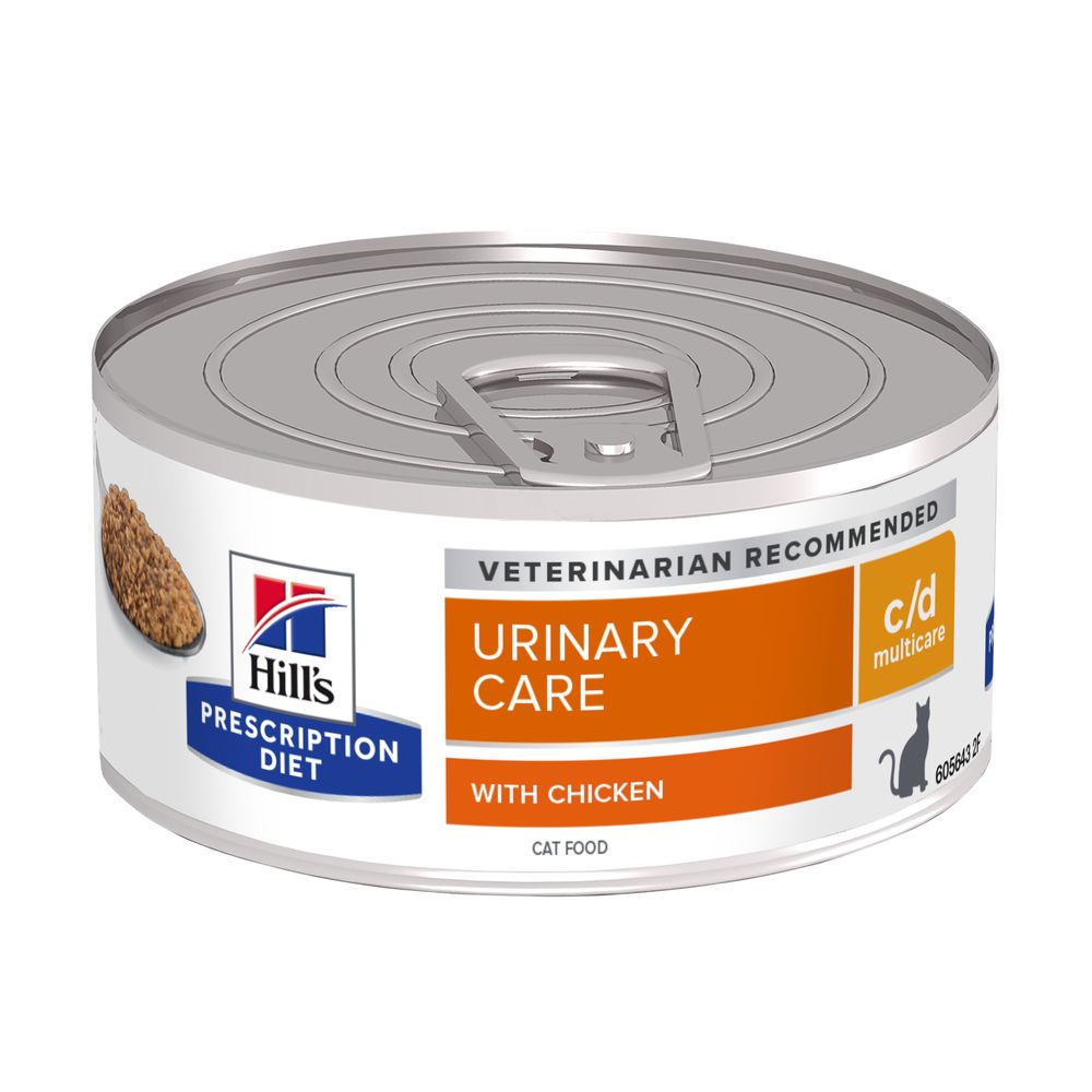 Hill's Prescription Diet Cat c/d Multicare Urinary Care Paté con Pollo 156 gr img