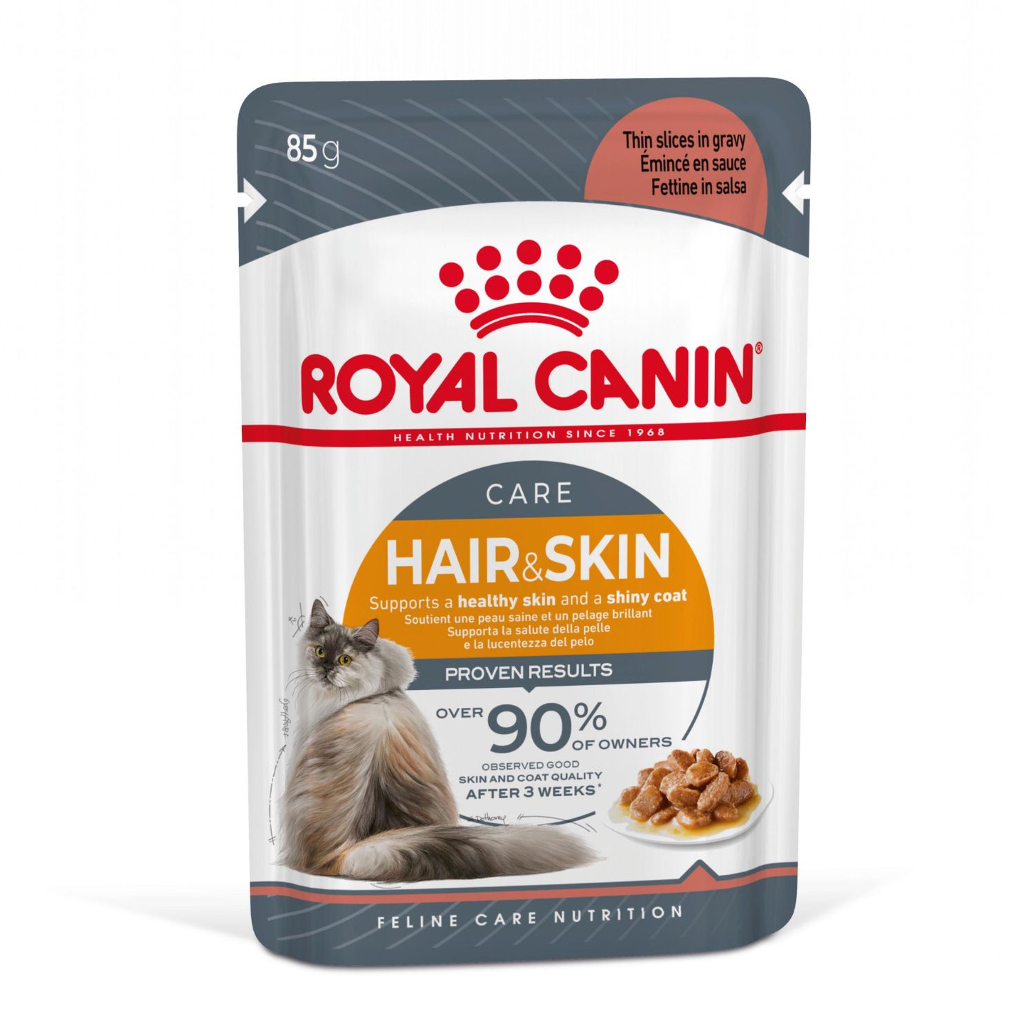 Royal Canin Cat Adult Hair&Skin in Salsa 85gr