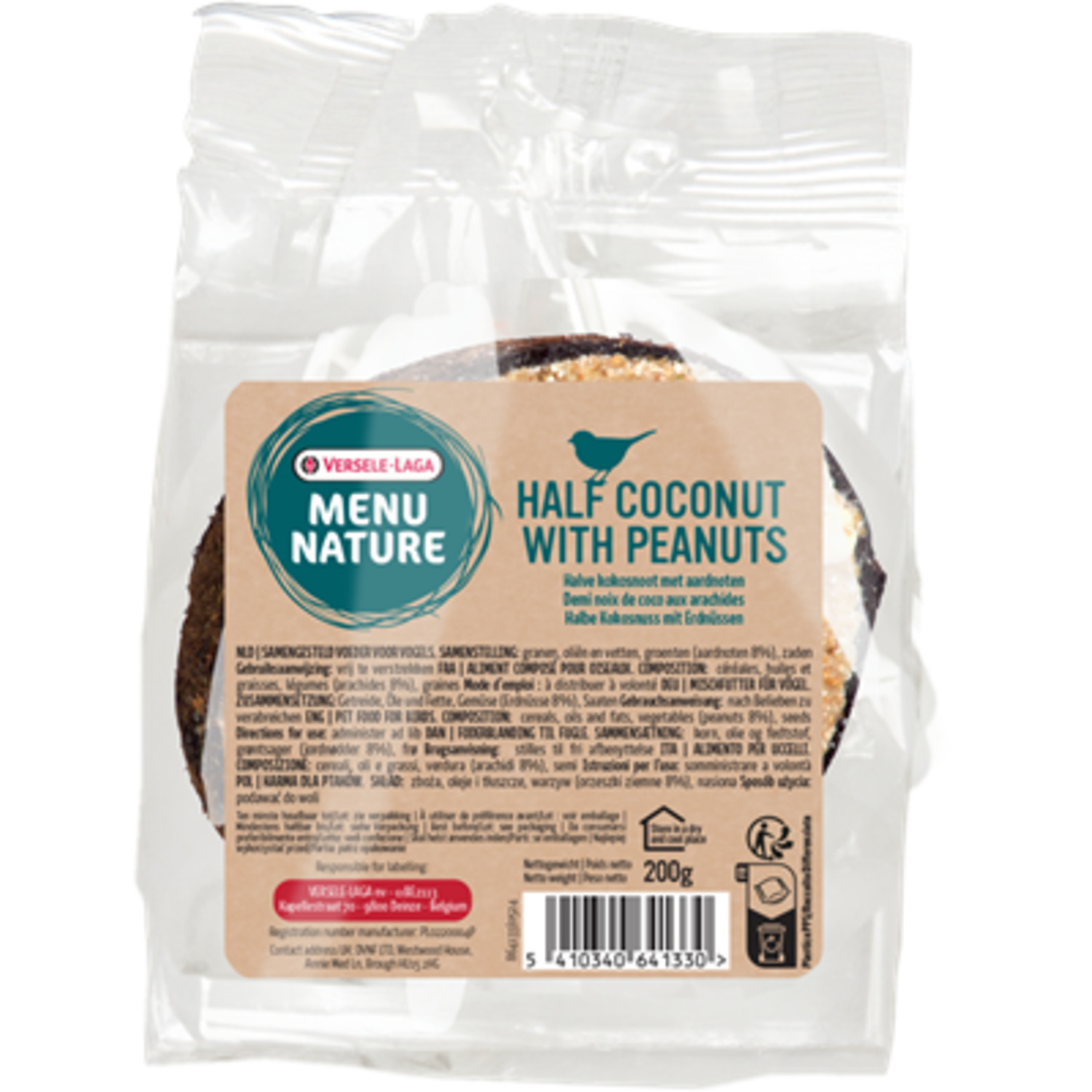 Versele Laga Mezza noce di cocco con arachidi 200gr