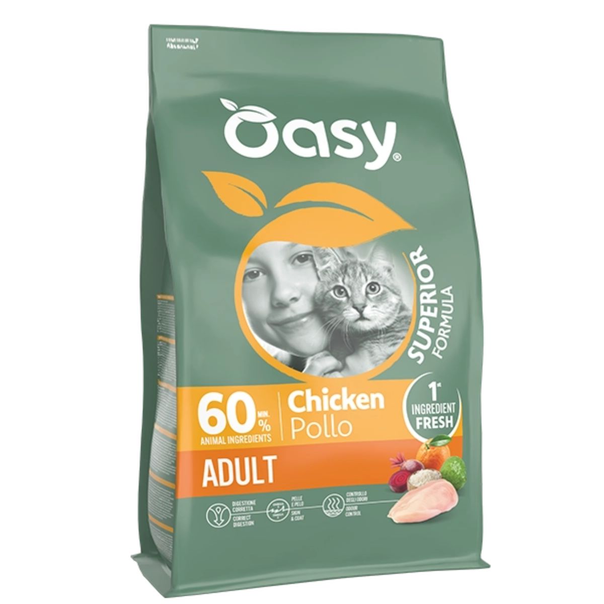 Oasy Superior Formula Cat Adult al Pollo 1,5 kg img