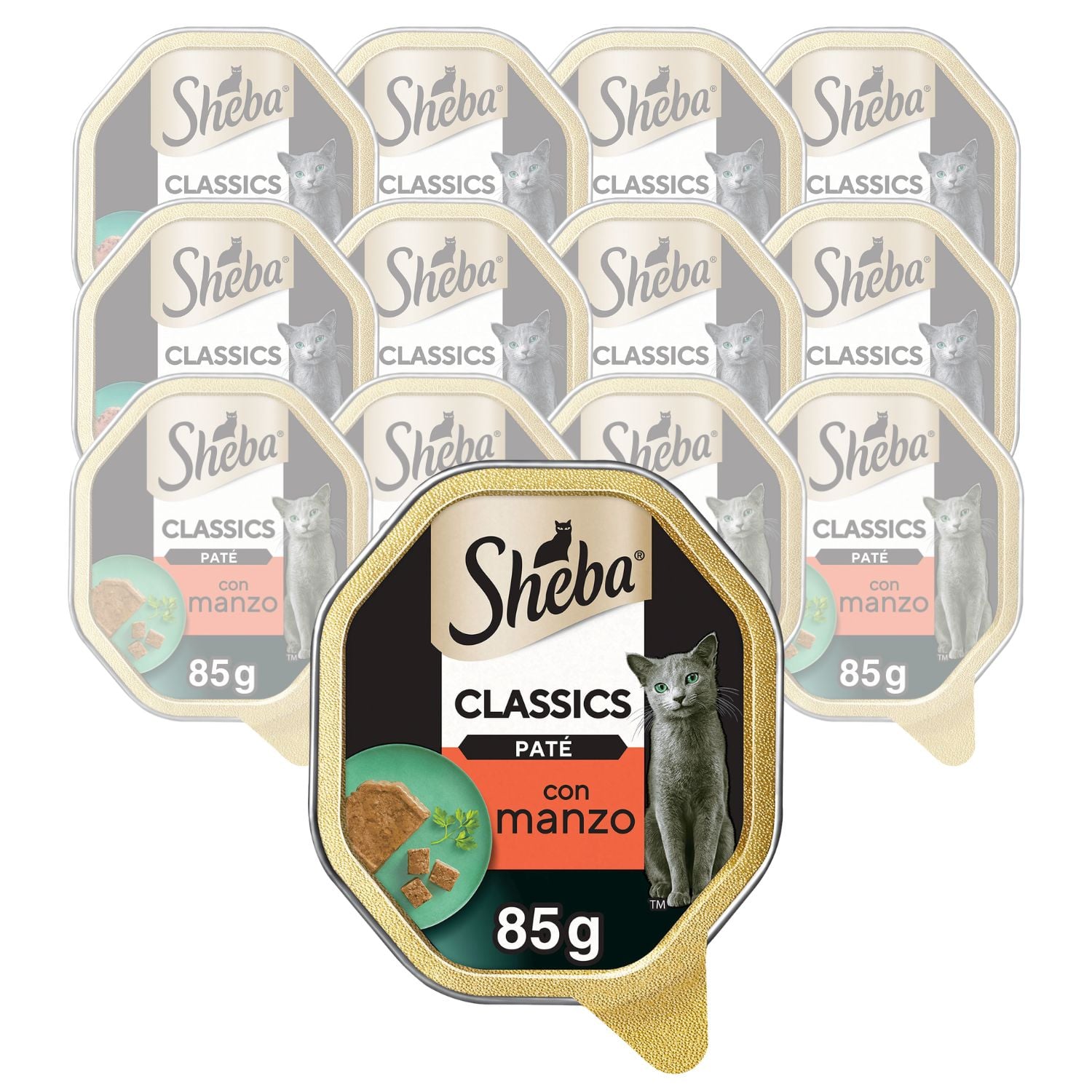 Sheba Cat Patè Classics Manzo 85 gr
