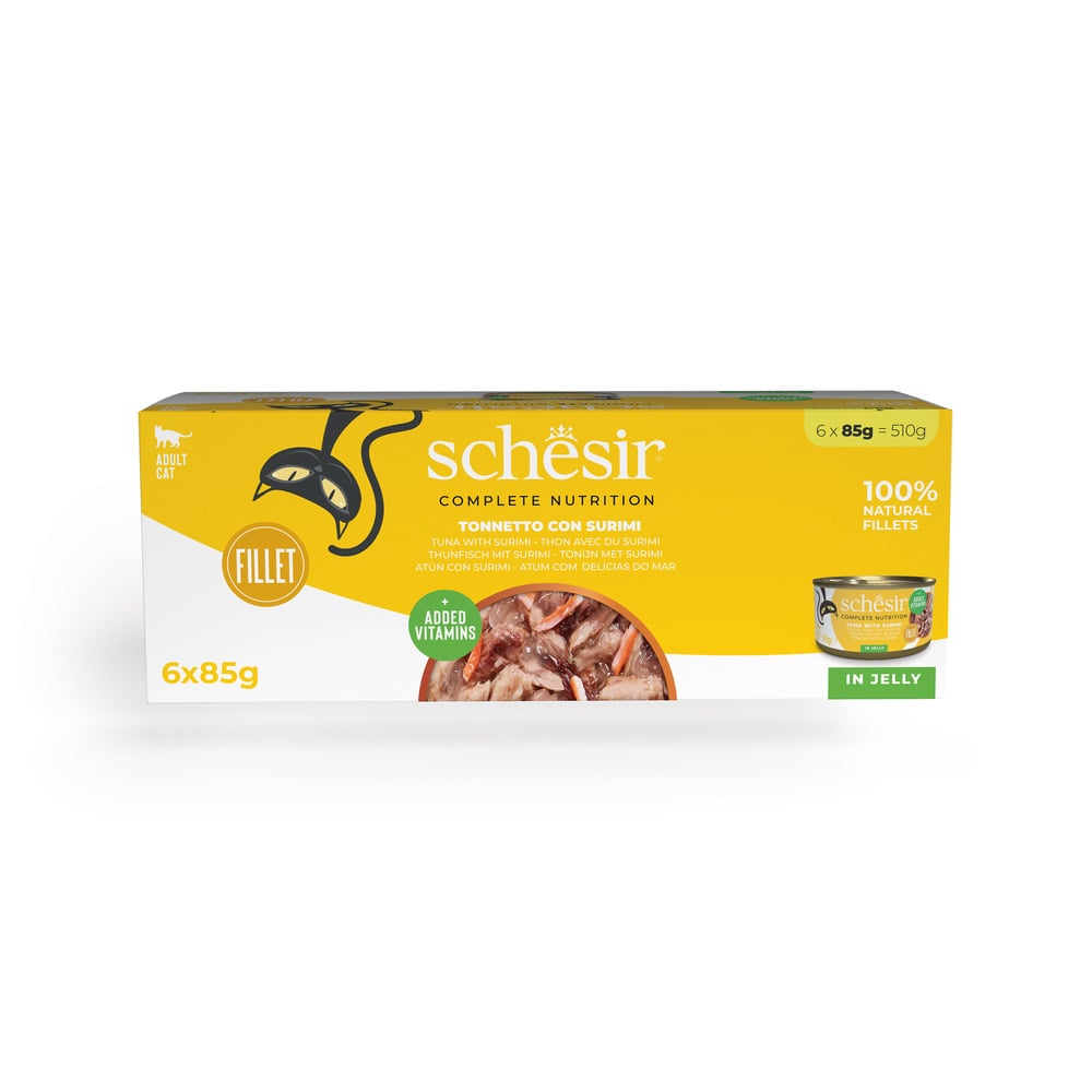 Schesir Cat Tonnetto con Surimi 6x85 gr