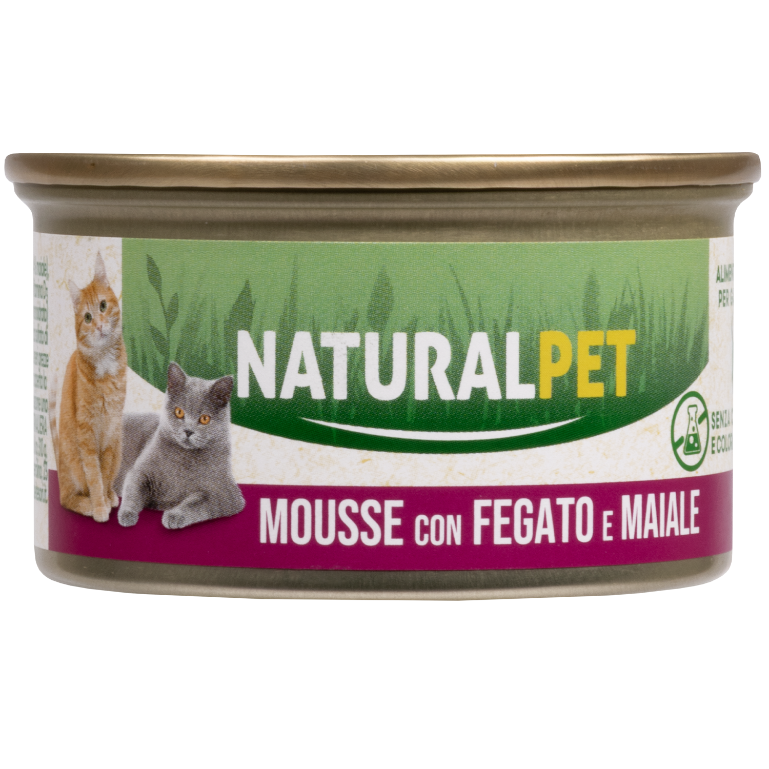 Naturalpet Cat Adult Mousse Fegato e maiale 85gr