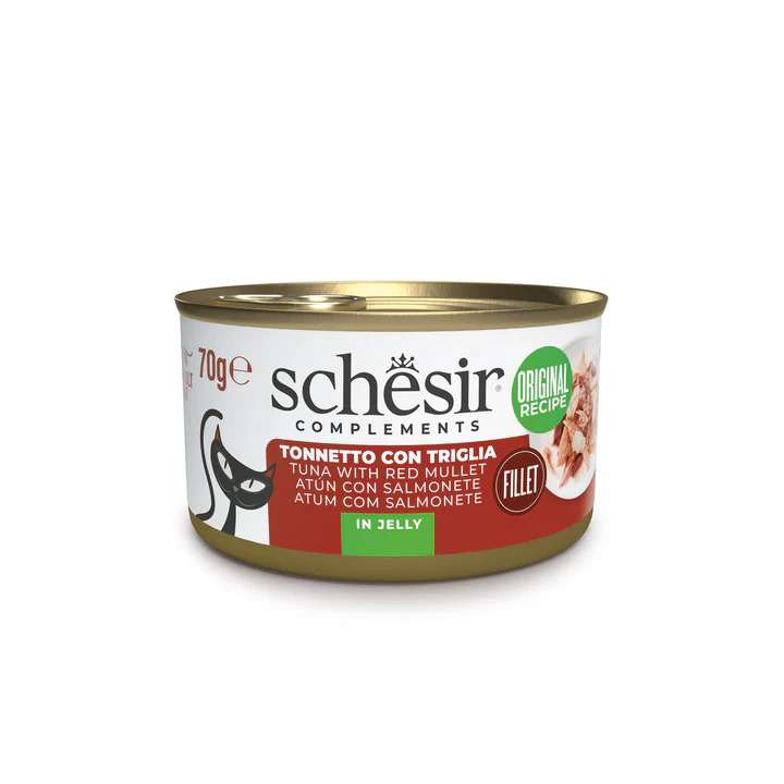 Schesir Cat Filetti di Tonnetto con Triglia in Gelatina 70g
