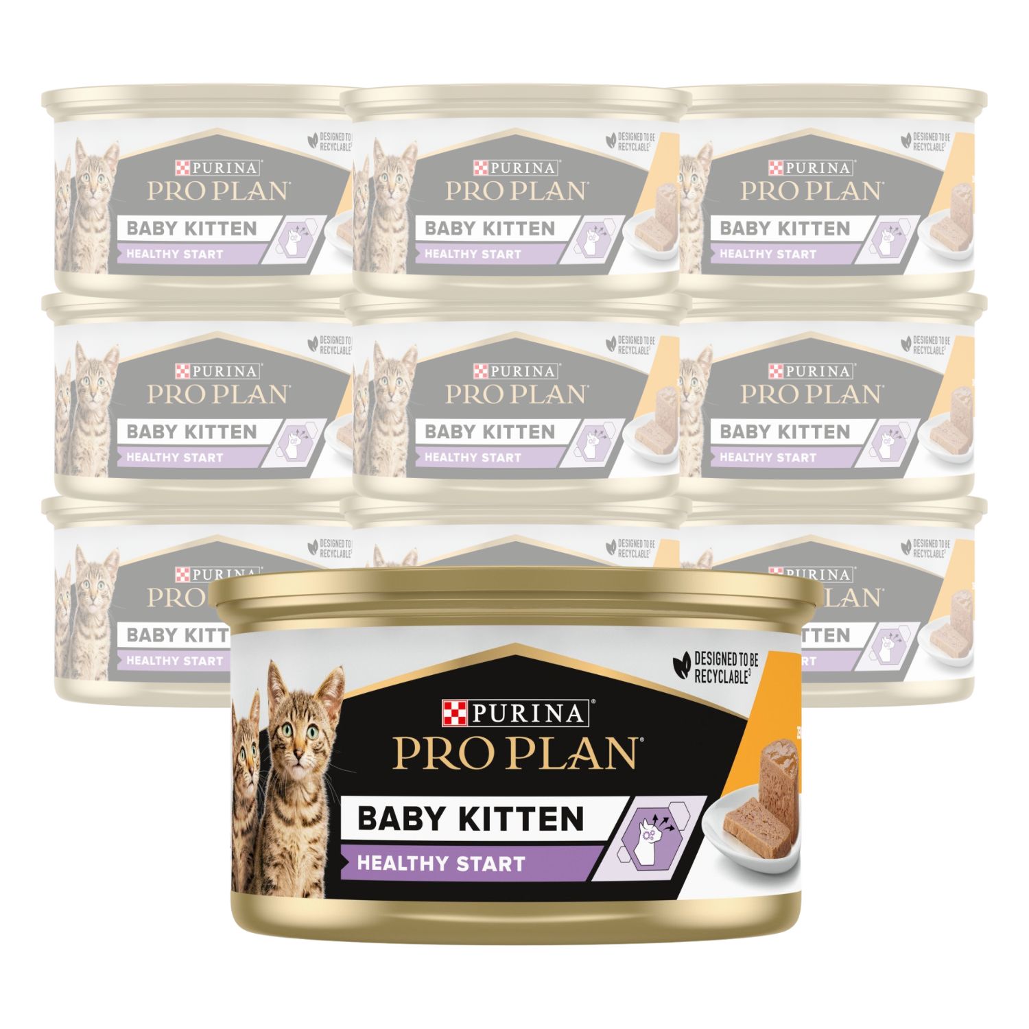 Purina Pro Plan Cat Baby Kitten Mousse Ricco in Pollo 85 gr
