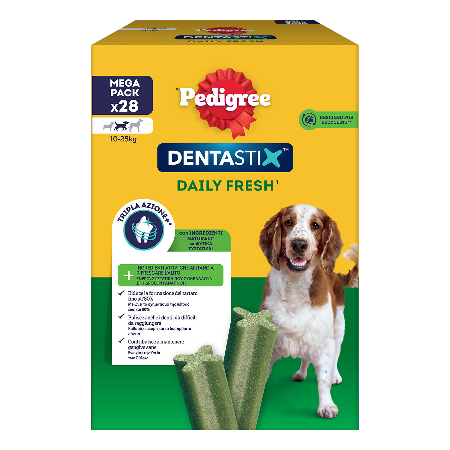 Pedigree Dentastix Fresh Dog Medium x28 pz