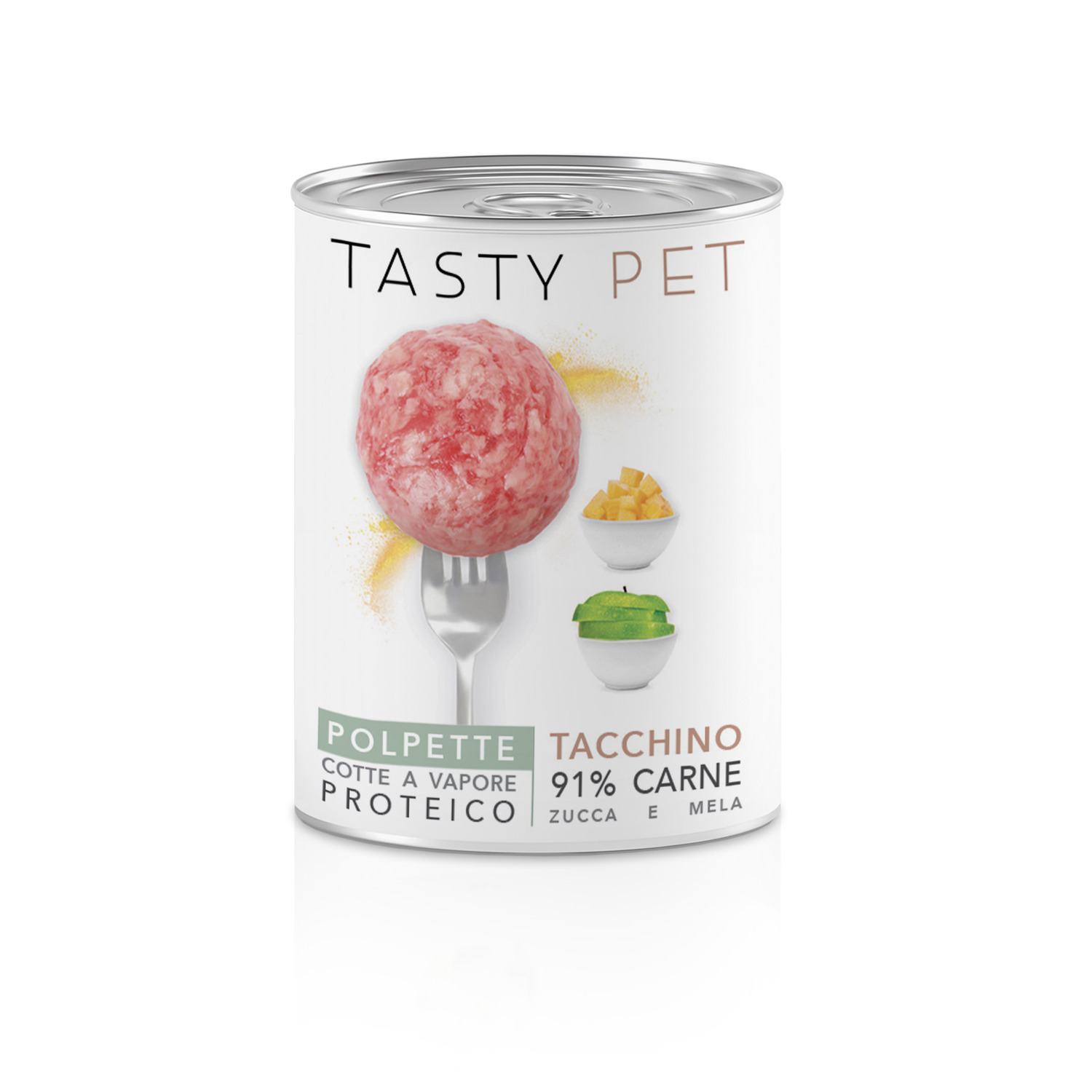Tasty Pet Dog Adult Polpette Tacchino con mela e zucca 400gr img