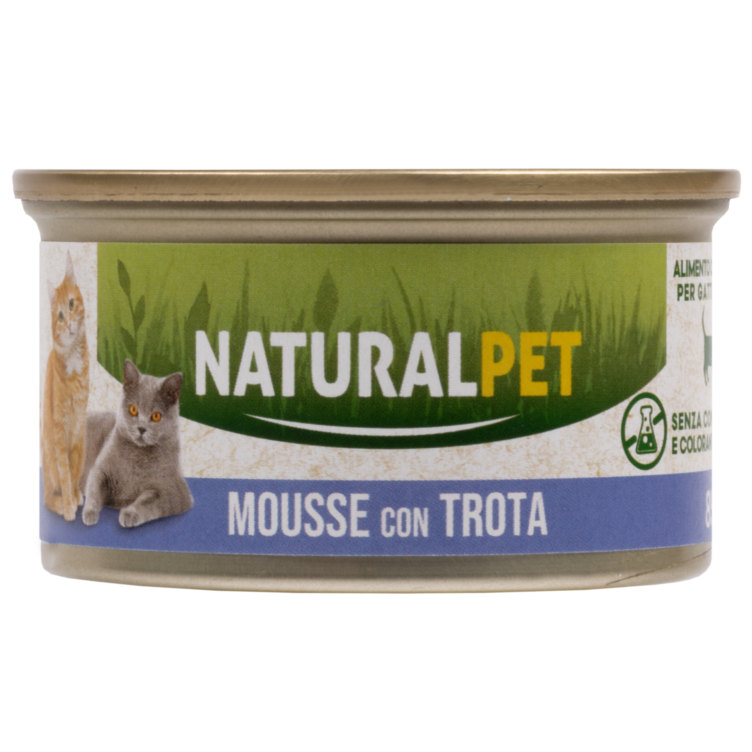 Naturalpet Cat Adult Mousse con Trota 85 gr