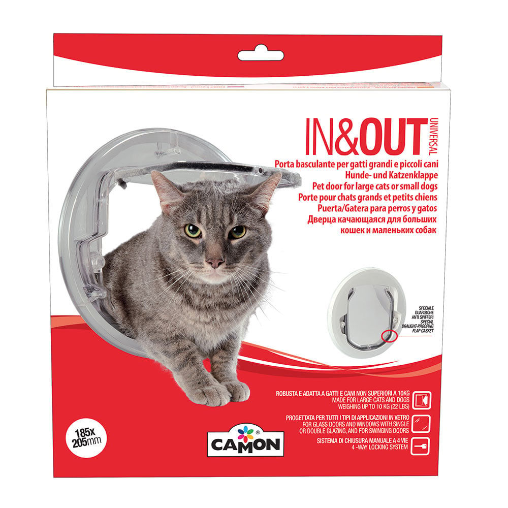 Camon Porta Basculante IN&OUT 185x205 mm bianca
