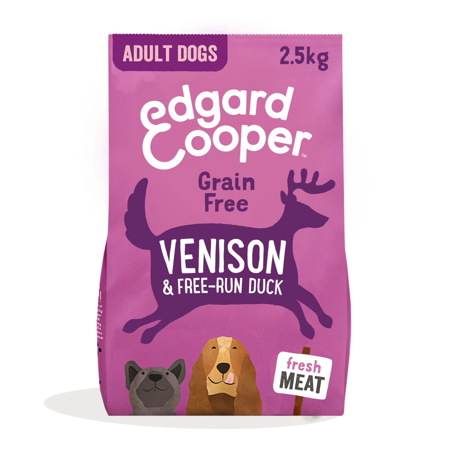 Edgard & Cooper Dog Adult Cervo e Anatra 2,5 kg