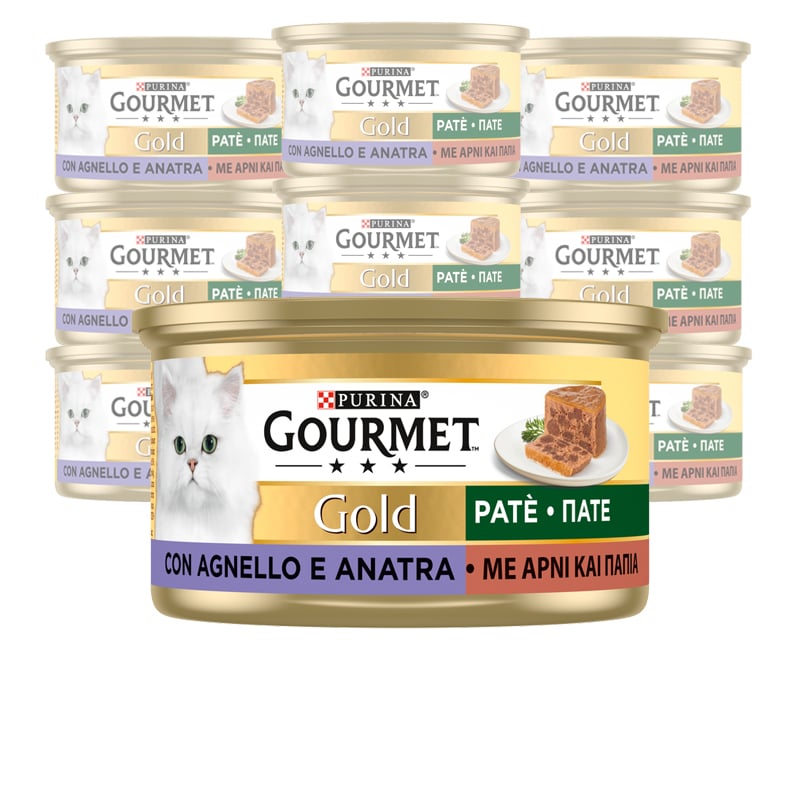 Gourmet Gold Cat Adult Patè con Agnello e Anatra 85 gr