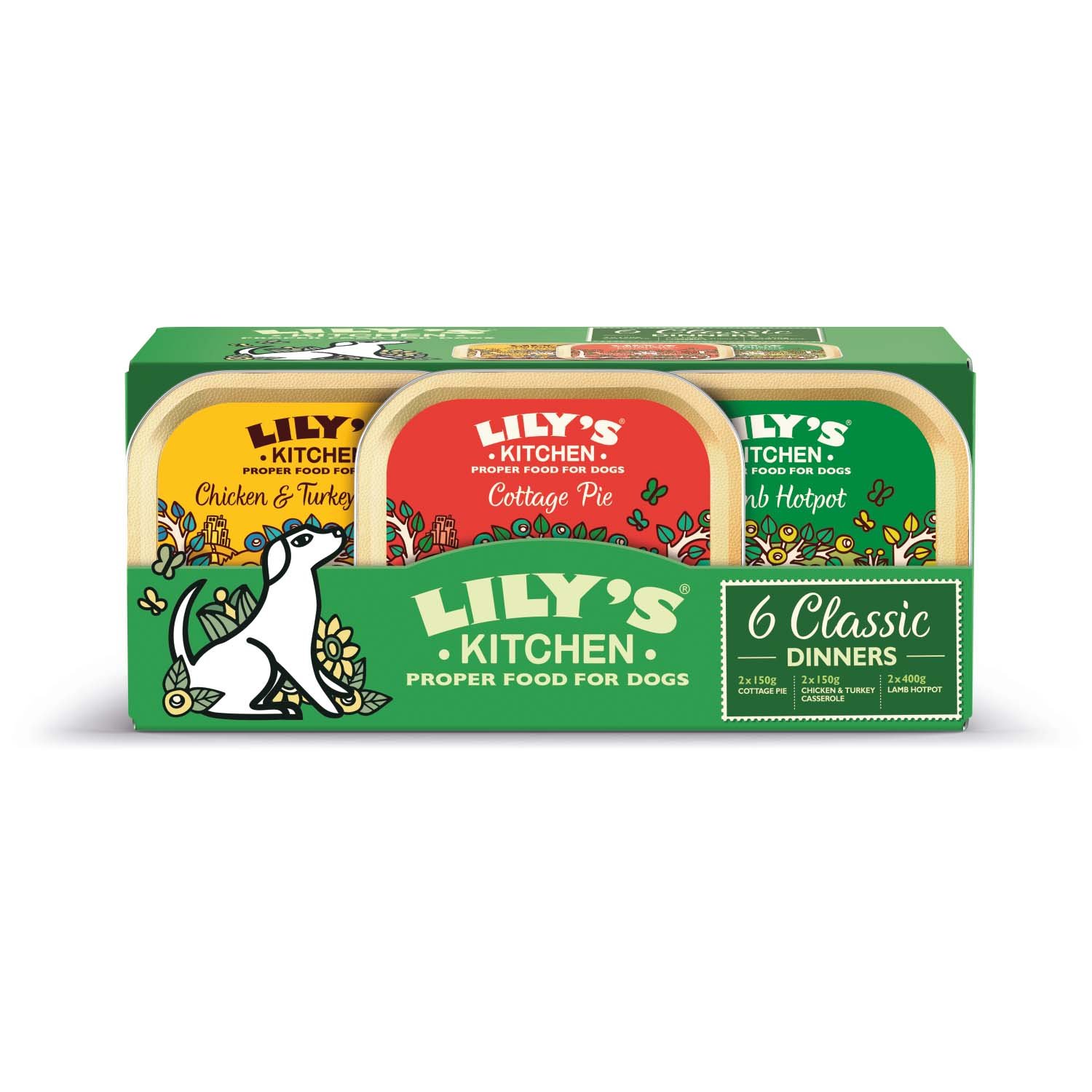 Lily's Kitchen Dog Adult Classic Dinners 6x150 gr