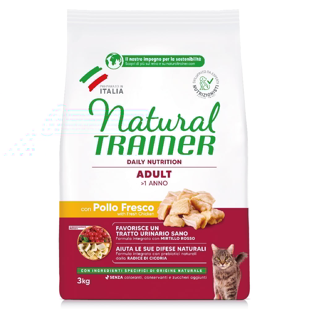 Natural Trainer Cat Adult al Pollo 3 kg