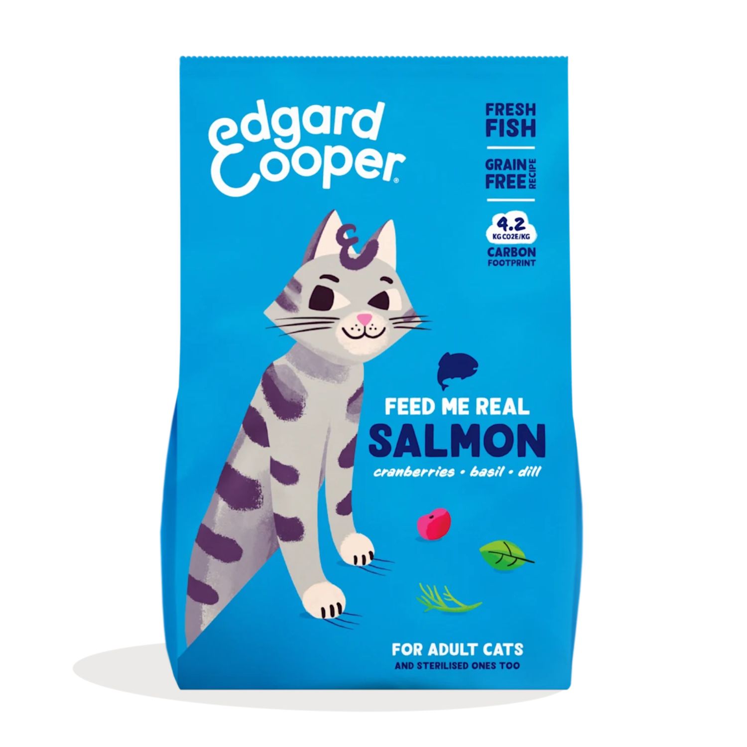 Edgard & Cooper Cat Adult al Salmone 4 kg