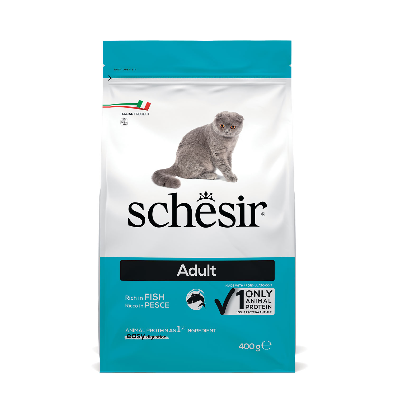 Schesir Cat Adult Ricco in Pesce 400 gr