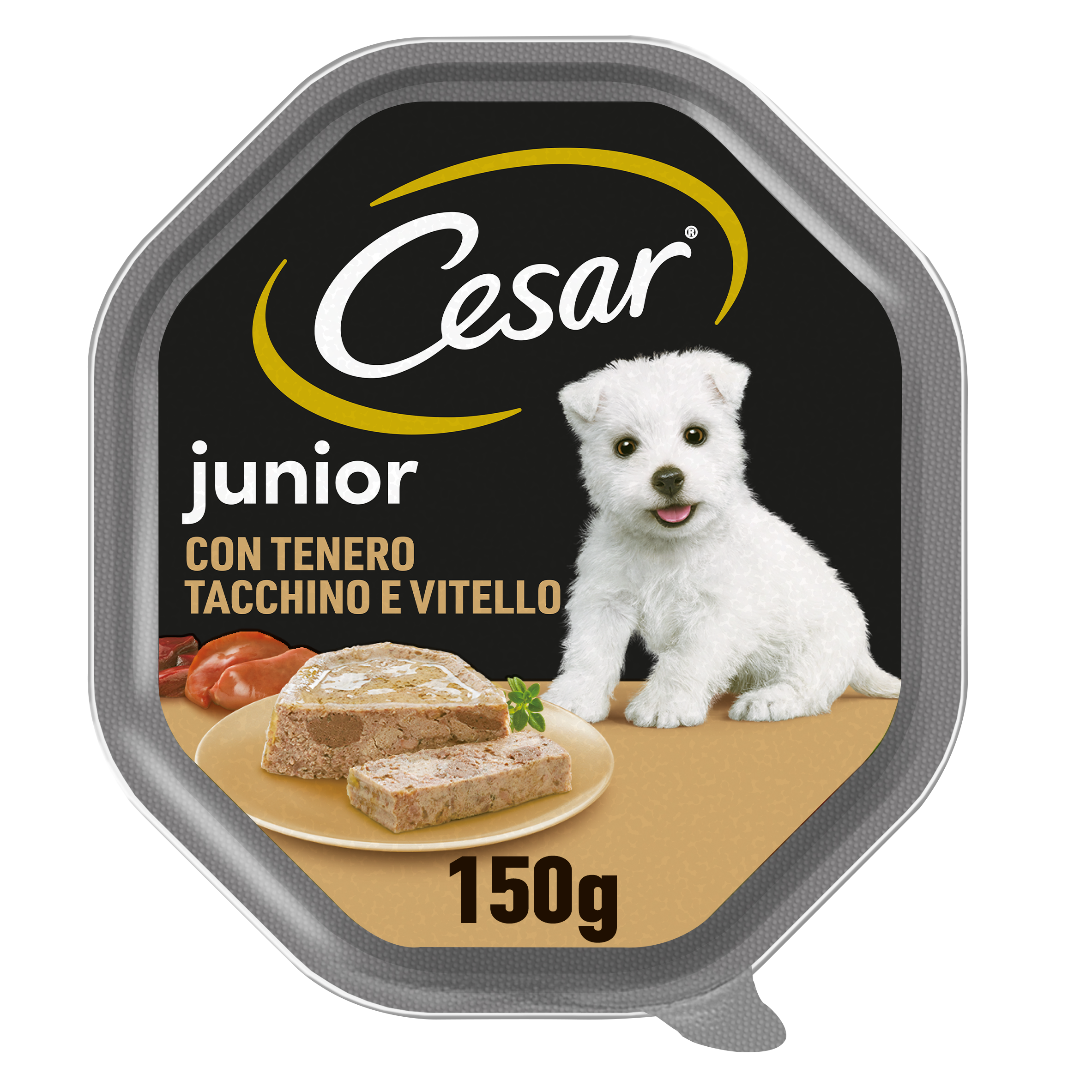 Cesar Dog Puppy Patè Vitello e Tacchino 150 gr