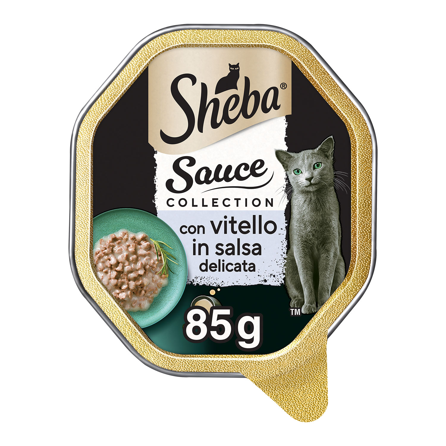 Sheba Cat Sauce Collection Vitello in salsa 85gr