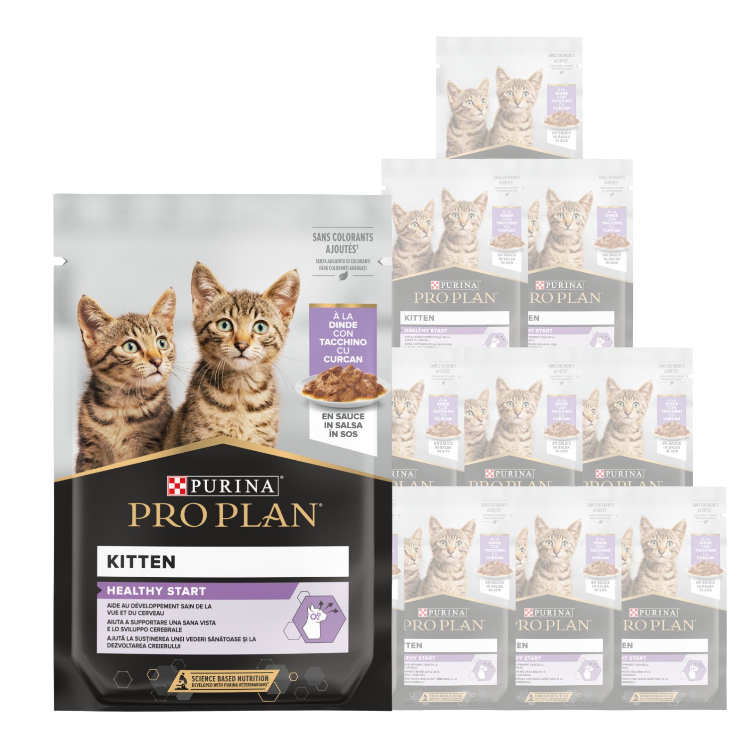 Purina Pro Plan Nutri Savour Cat Junior Pezzetti con Tacchino in Salsa 85 gr img