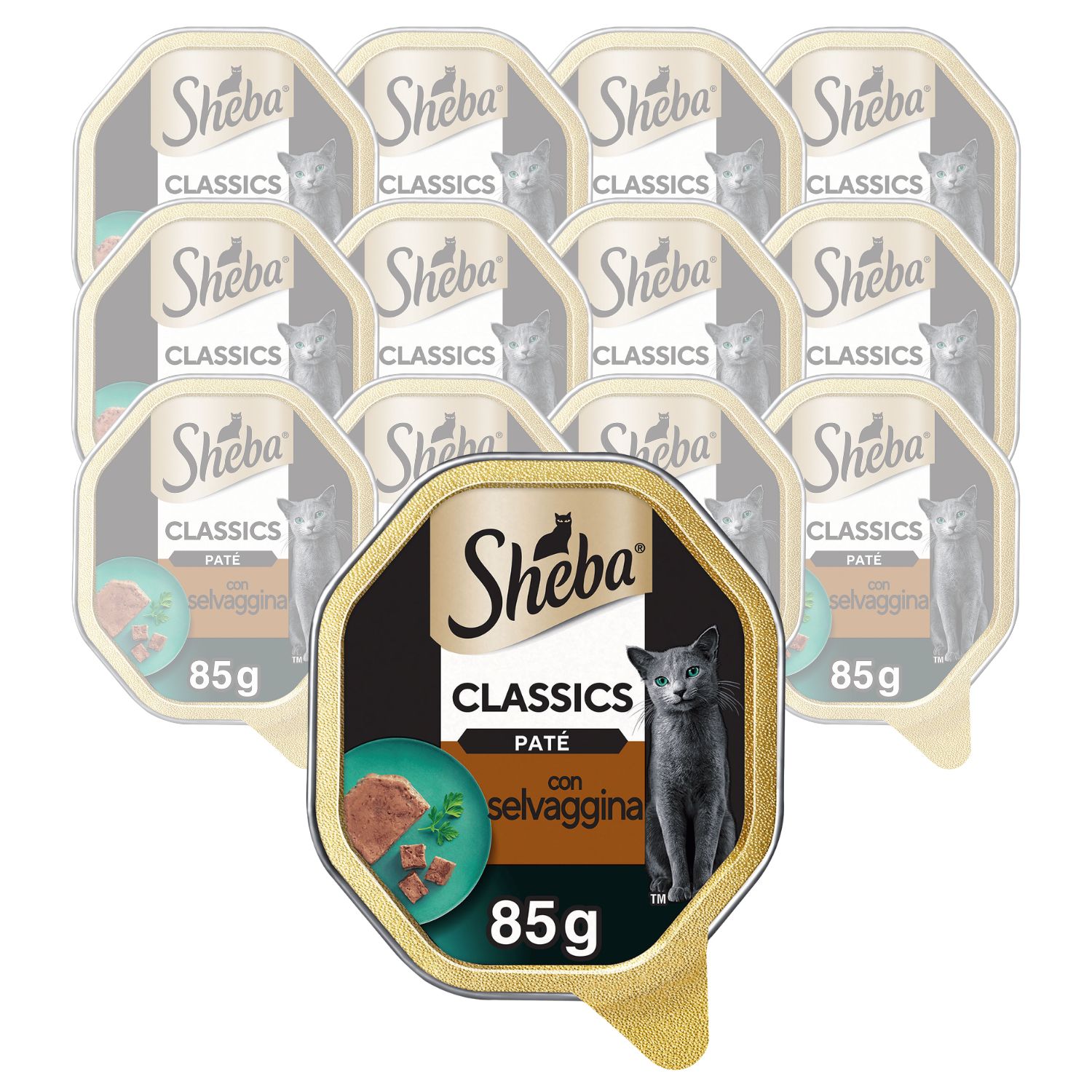Sheba Cat Patè Classics Selvaggina 85 gr