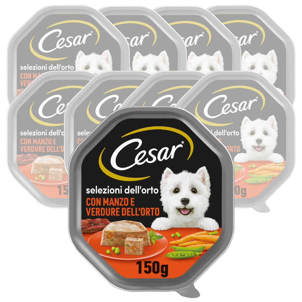 Cesar Dog Selezione dell'Orto con Manzo e Verdure 150 gr img