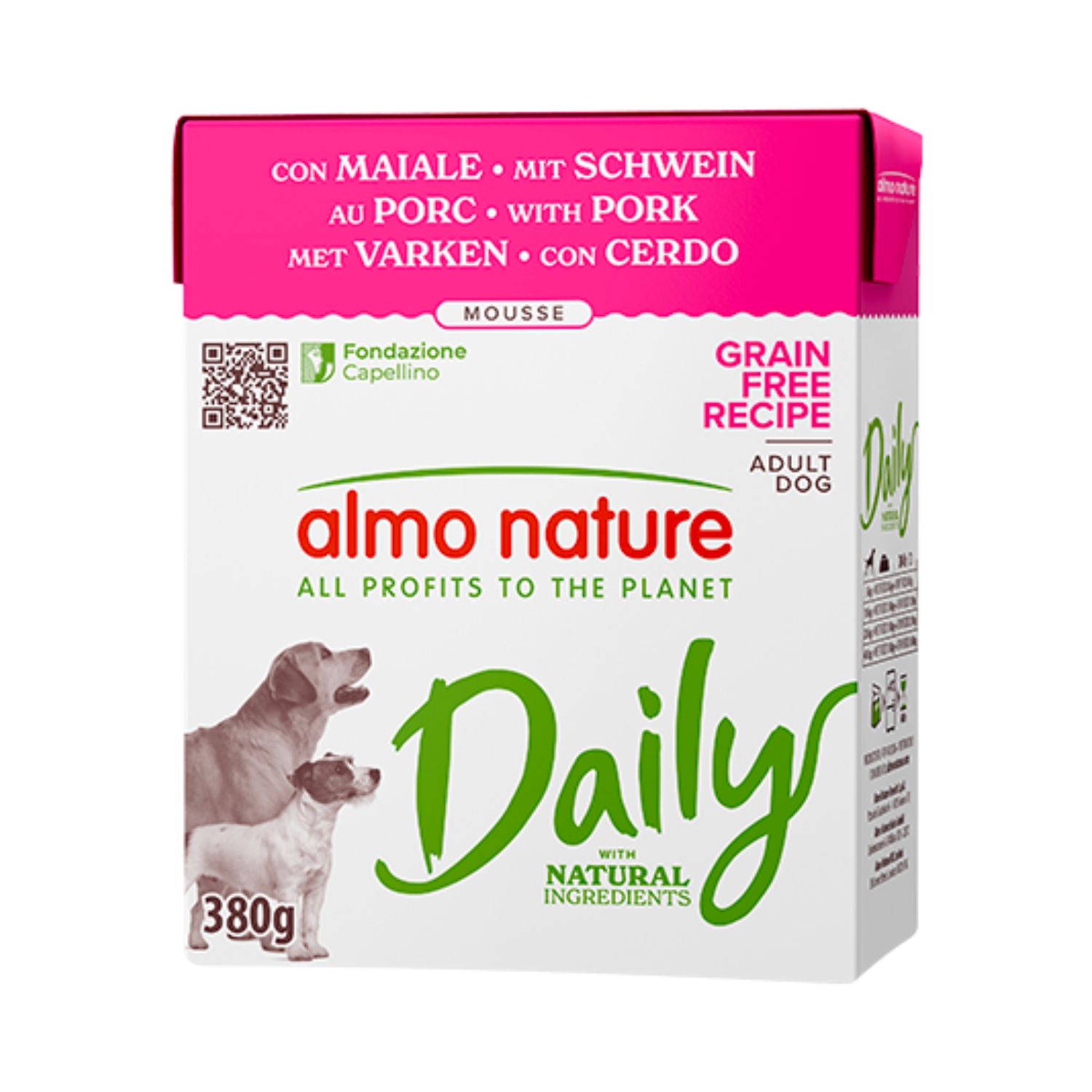 Almo Nature Daily Dog Adult con maiale 380gr