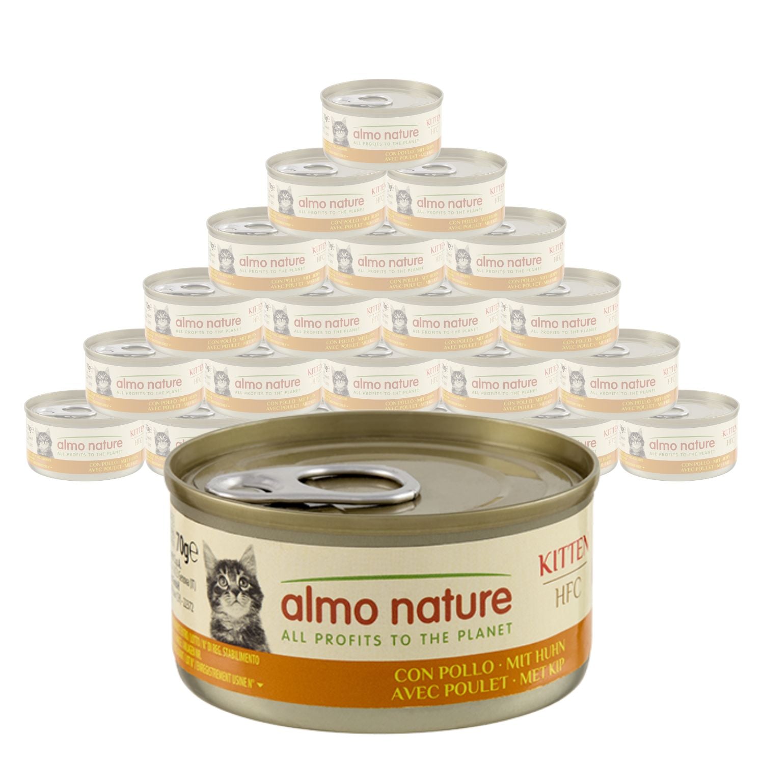 Almo Nature HFC Natural Cat Kitten con Pollo 70 gr