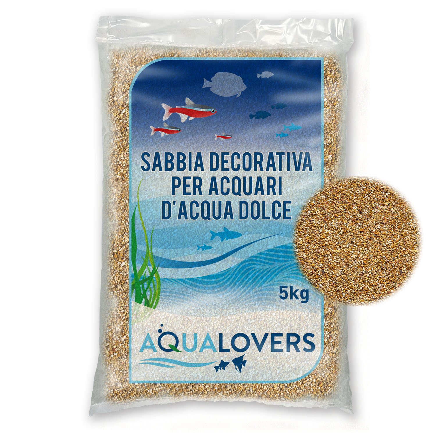Aqualovers Ghiaia Ambrata 5kg