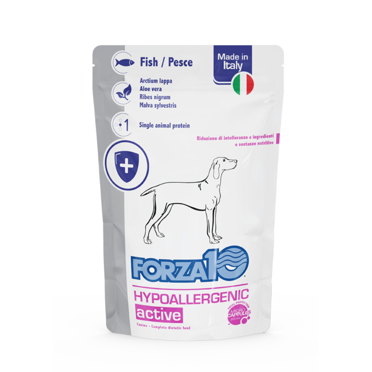 Forza 10 Active Vet Diet Dog Adult Hypoallergenic con Pesce 100 gr