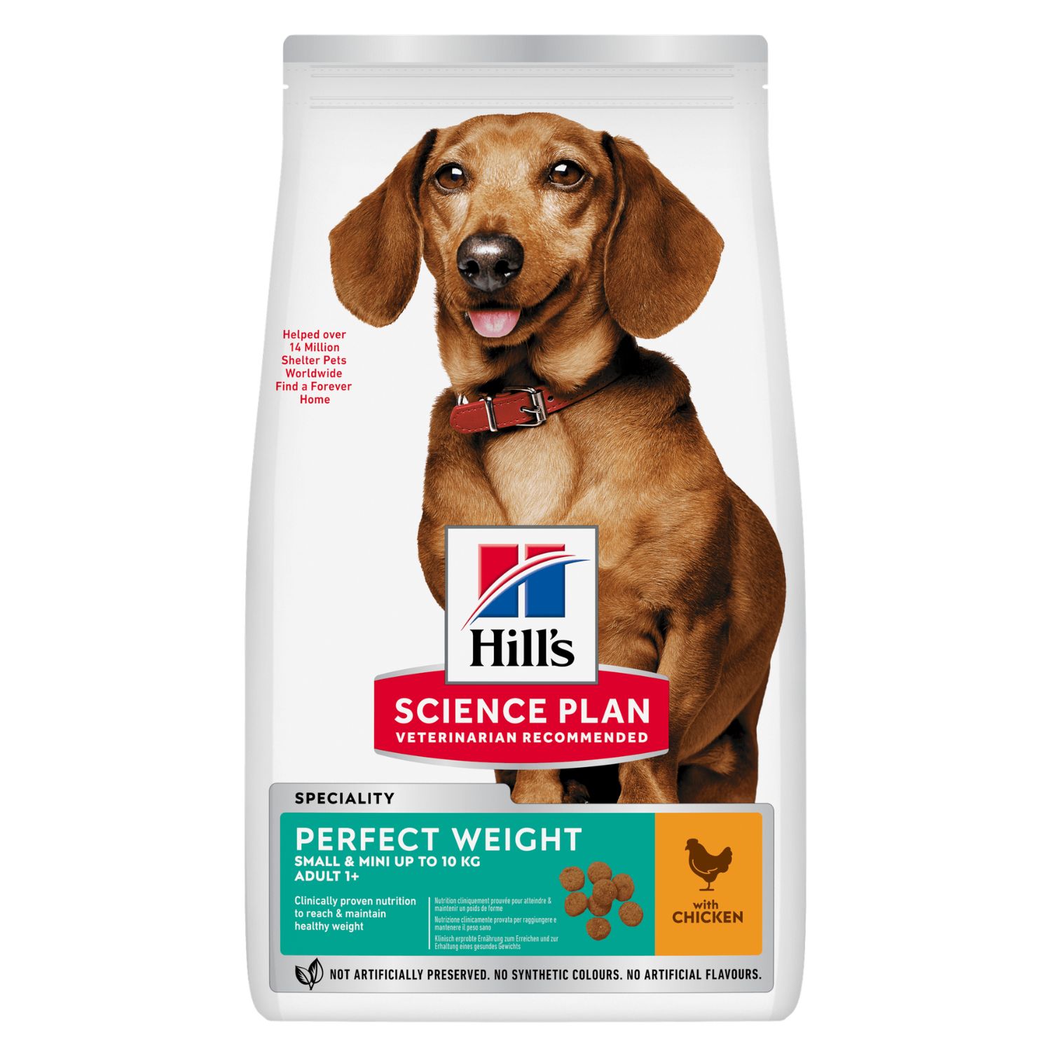 Hill's Science Plan Dog Perfect Weight Small & Mini Adult al Pollo 1,5 kg img