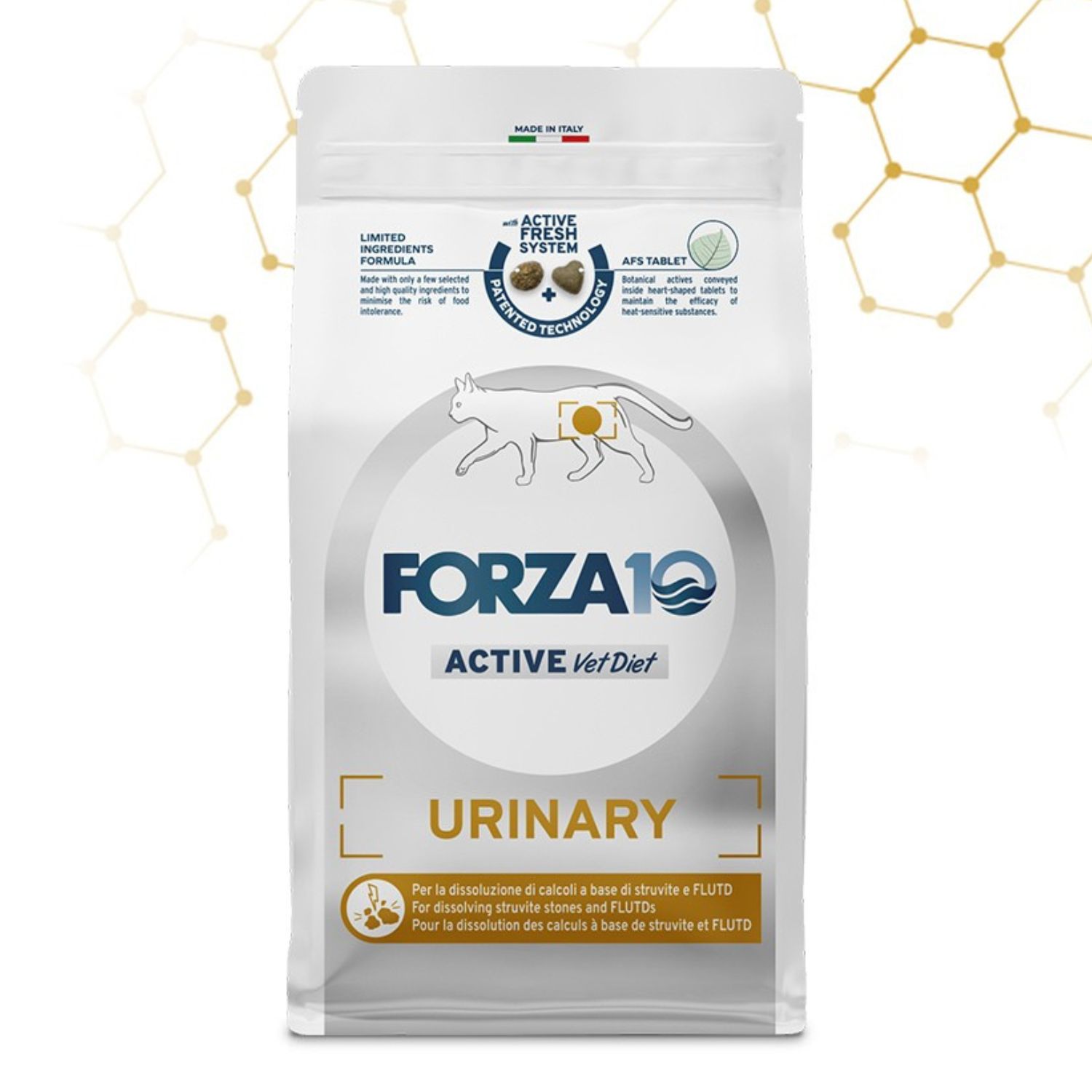 Forza 10 Active Vet Diet Urinary per gatti adulti al Pesce 1,5 kg