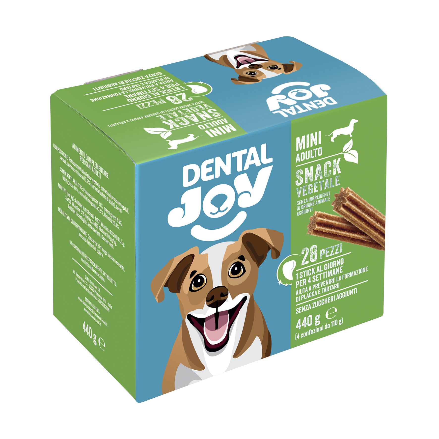 Dentaljoy Dog Adult Mini Snack vegetale Multipack 28pz img