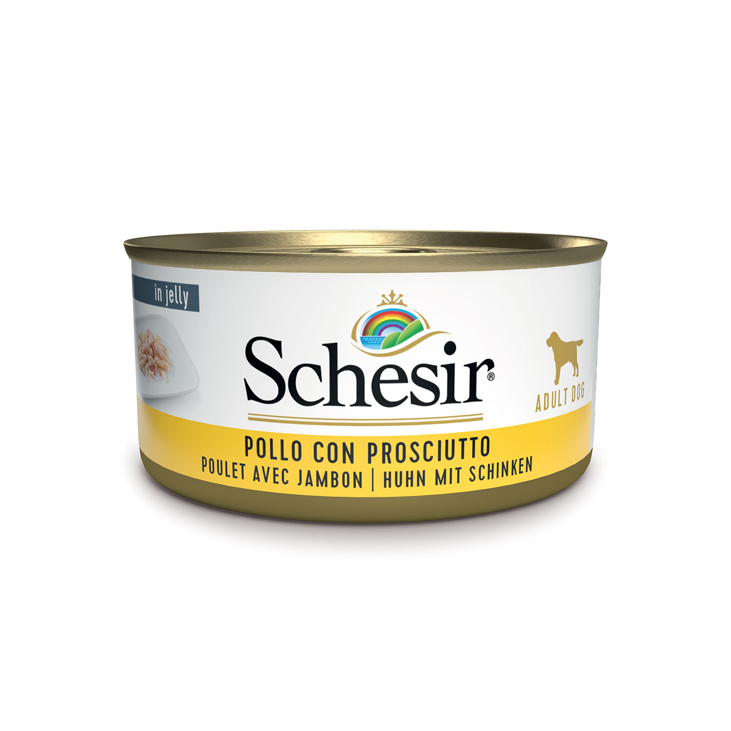 Schesir Dog Pollo con Prosciutto 150 gr