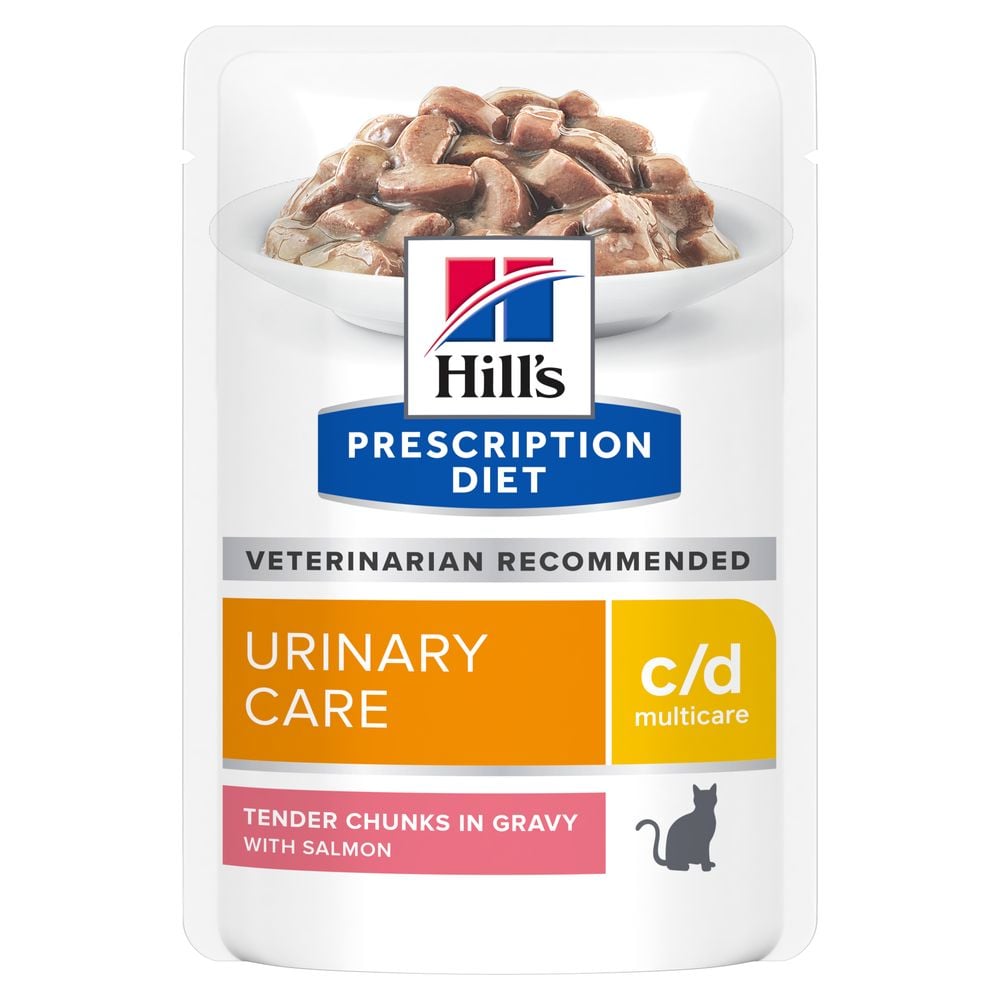 Hill's Prescription Diet Cat c/d Multicare Urinary Care con Salmone 85 gr img
