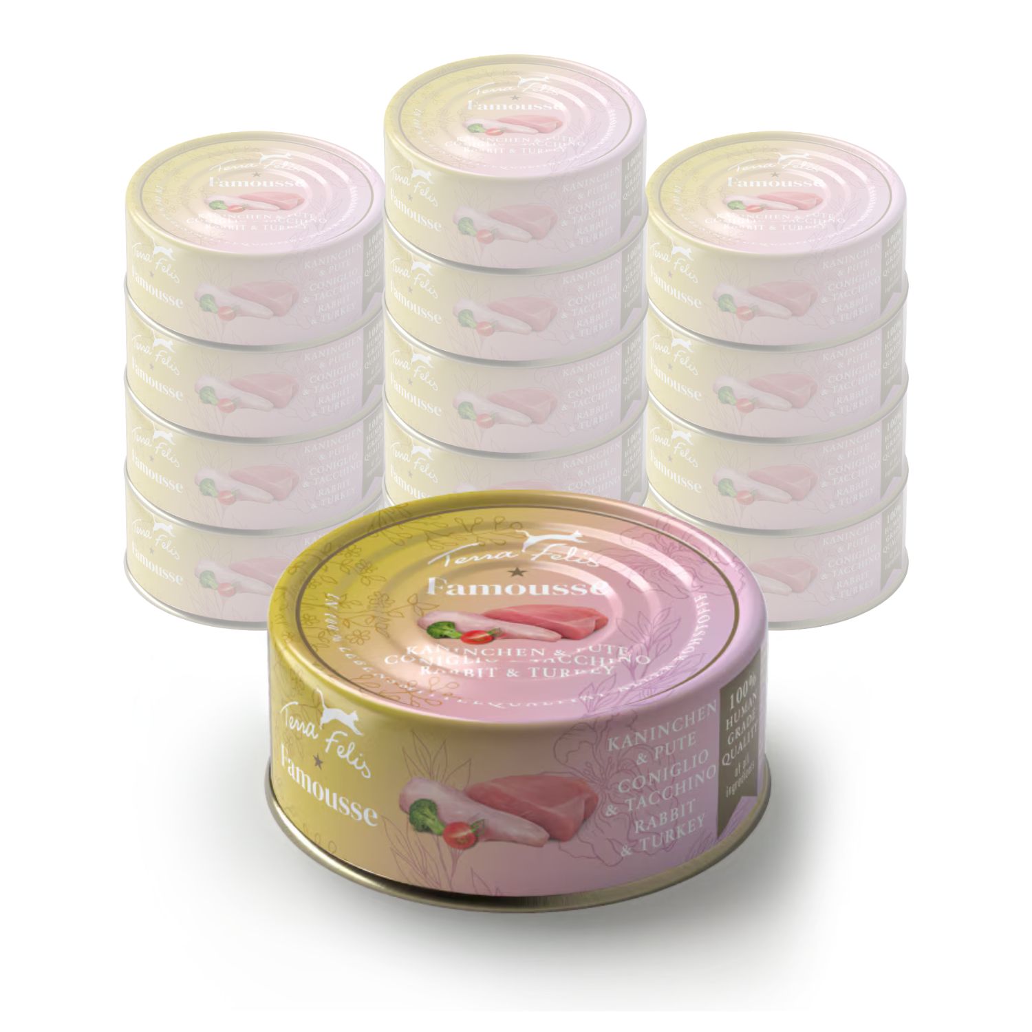 Terra Felis Famousse Cat Adult Coniglio e Tacchino 80 gr img