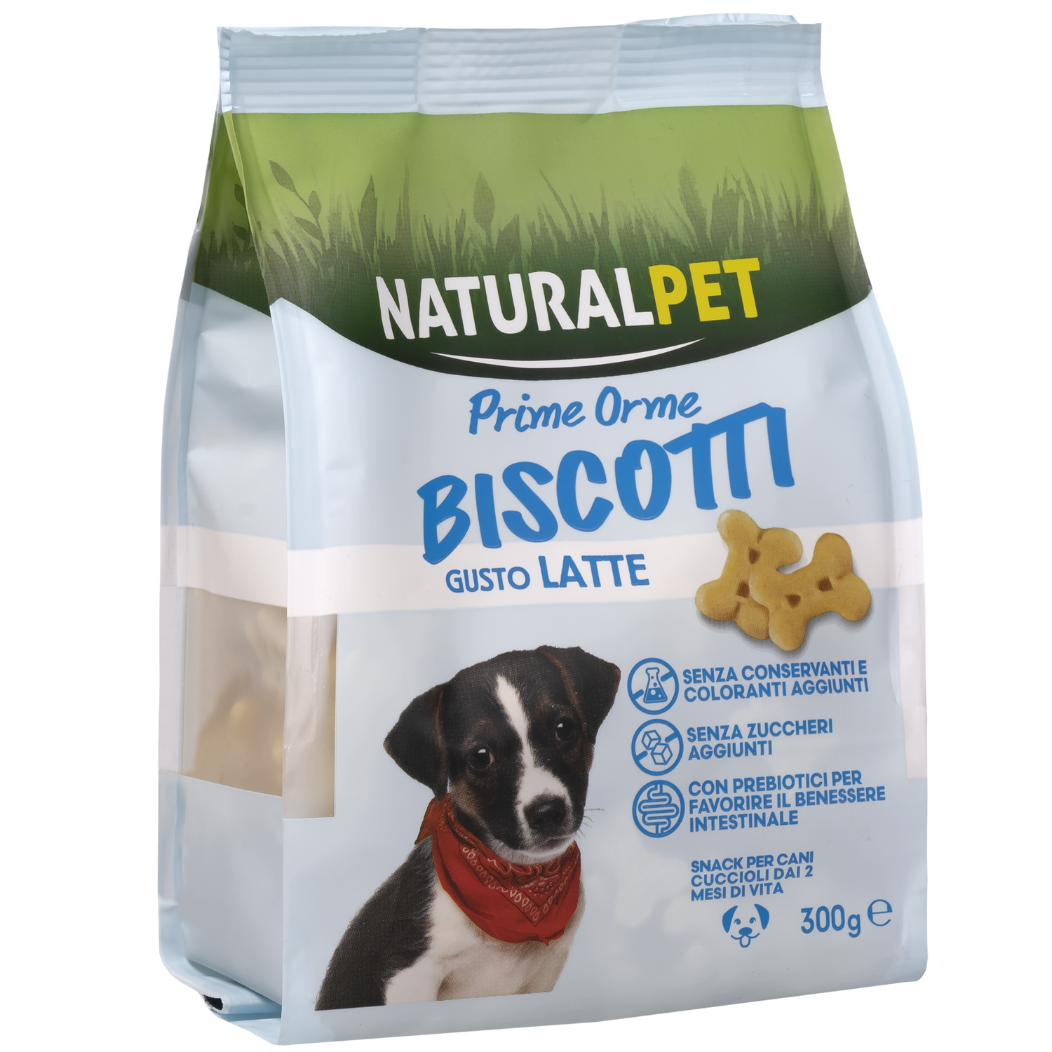 Naturalpet Prime Orme Puppy Biscotti gusto Latte 300gr
