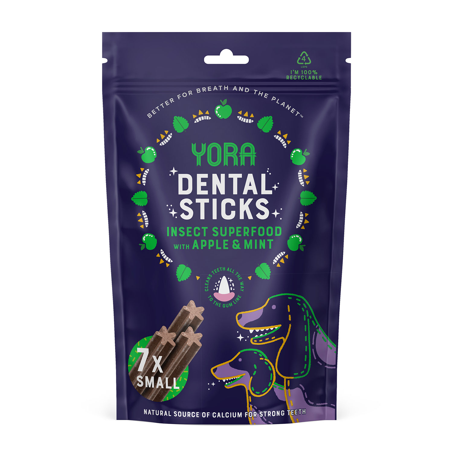 Yora Dog Small e Medium Snack Dentale 56gr 7pz img