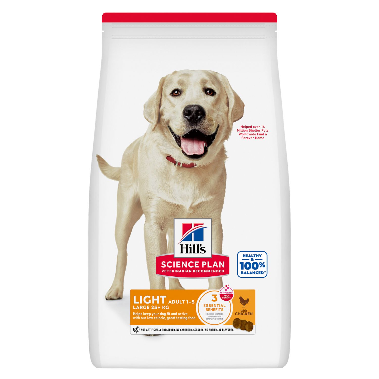 Hill's Science Plan Dog Adult Light Large Breed al Pollo 14 kg img