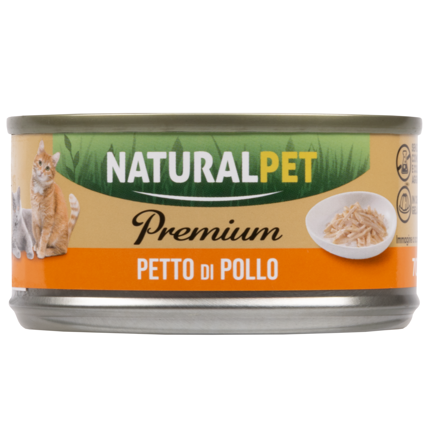 Naturalpet Premium Cat Adult petto di Pollo 70gr
