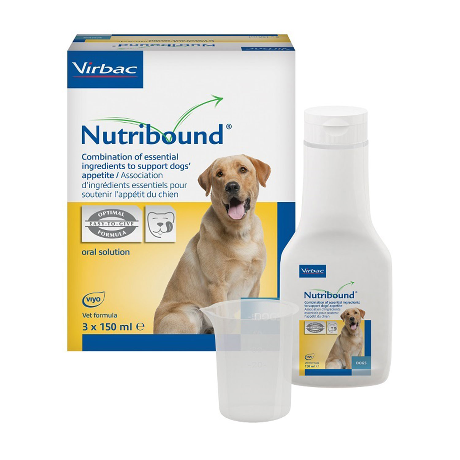 Virbac Nutribound per cani 3flaconi x 150 ml
