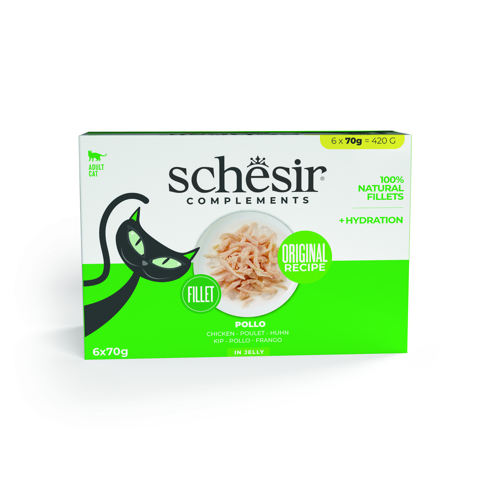 Schesir Cat Pollo e Proscitto Jelly 6x70 gr