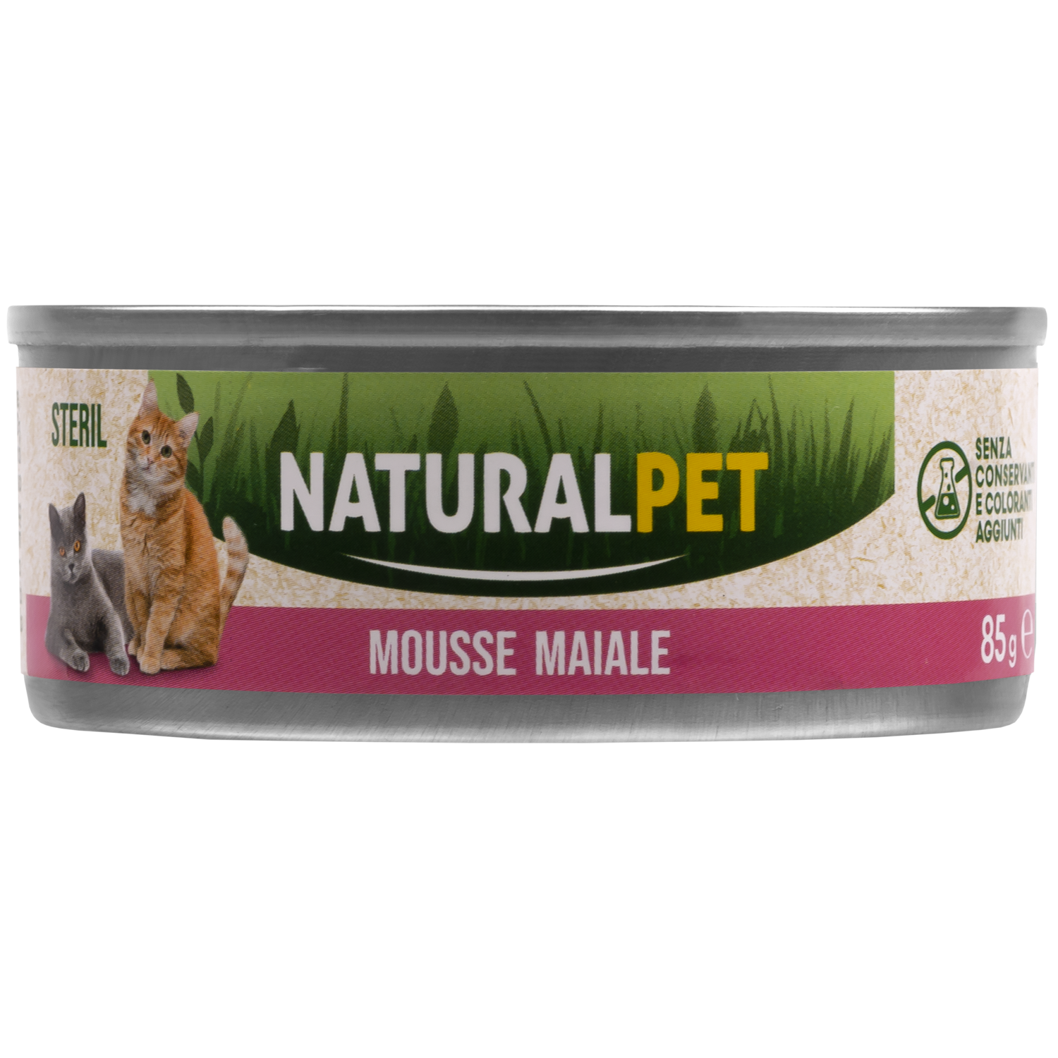 Naturalpet Cat Sterilised Mousse al maiale 85gr