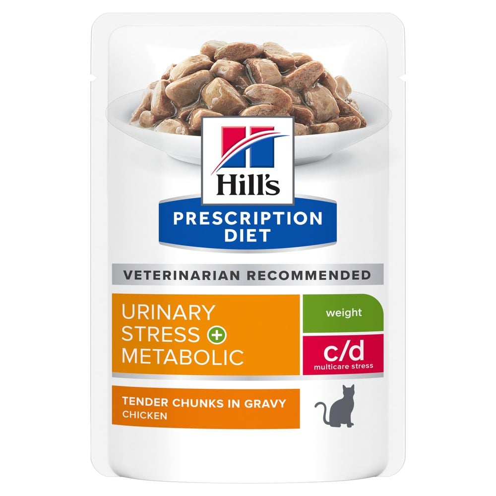 Hill's Prescription Diet Cat c/d Multicare Urinary Stress + Metabolic 85 gr img