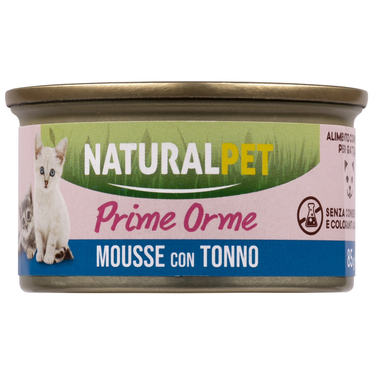Naturalpet Kitten Prime Orme Mousse con Tonno 85 gr