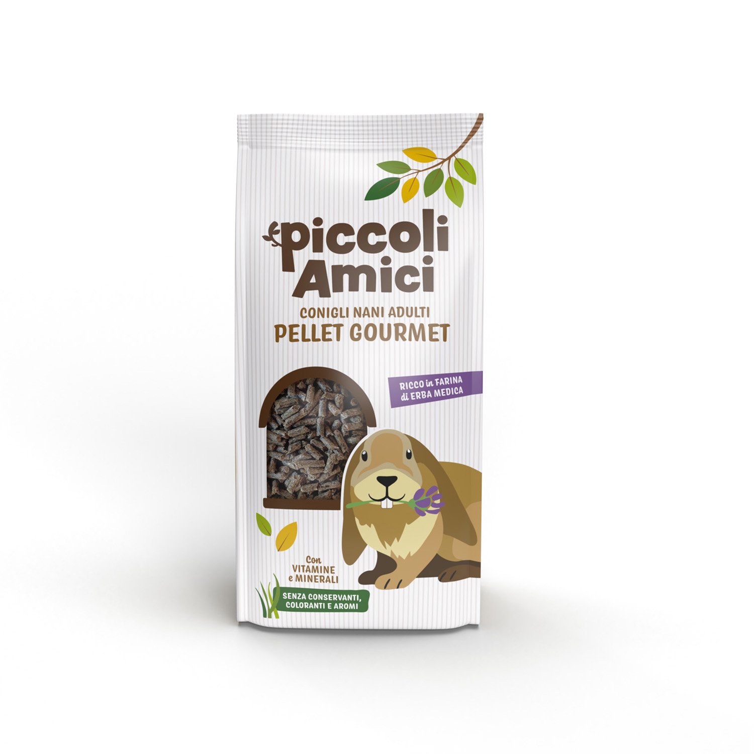 Piccoli Amici Conigli Nani Adulti Pellet Gourmet 800 g